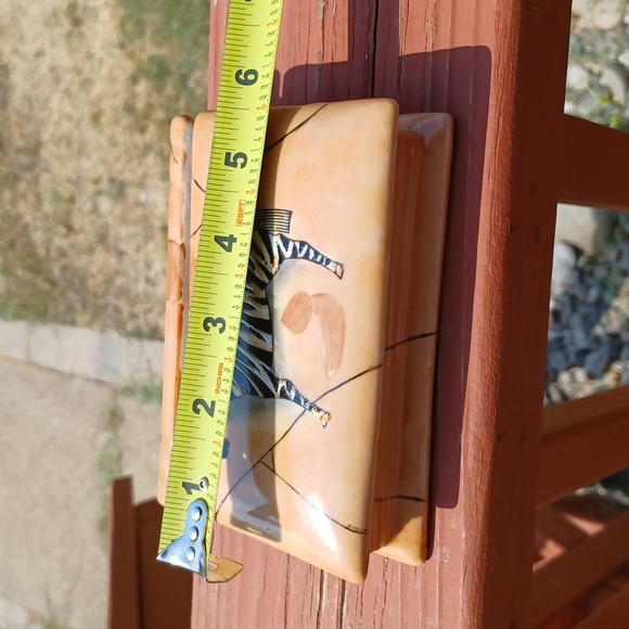 Ceramic Book Zebra Trinket Box - Picture 7 of 7